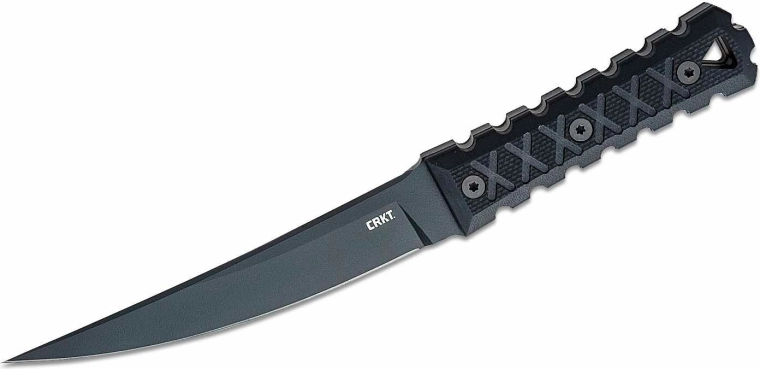 Taktički nož CRKT HZ6, crni, G10 drška, Boltaron futrola