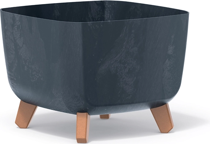 Lončanica Gracia Square betonski efekt 29 × 29 × 22 cm antracit