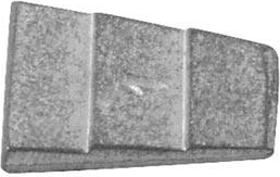 Metalni osigurač klin br. 4, 28 × 39 mm (20 kom)