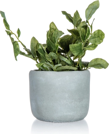 Umjetna zelena biljka u betonskoj posudi 20 cm GREENERY