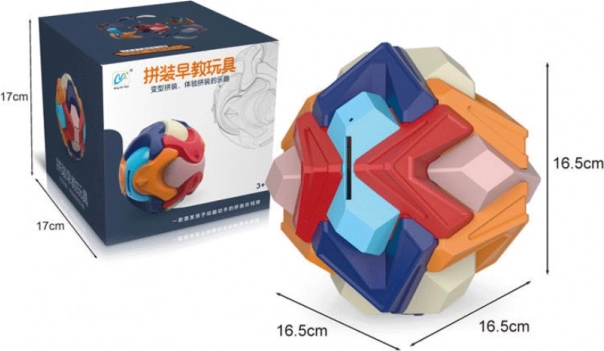 Sklopiva 3D puzzle lopta kasica