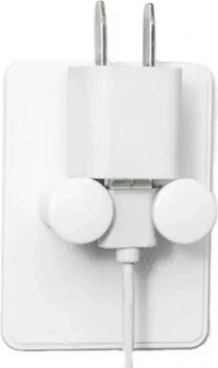 Bijeli držač za brijaći aparat