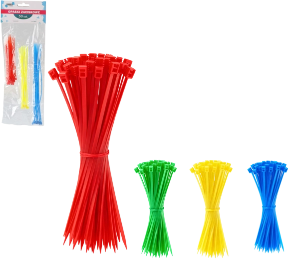 Set od 50 jednokratnih vezica za biljke, u boji
