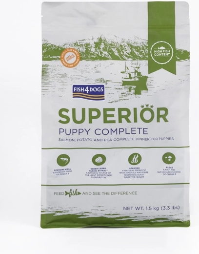 Fish4Dogs Superior male granule za štence s lososom i krumpirom 1,5 kg