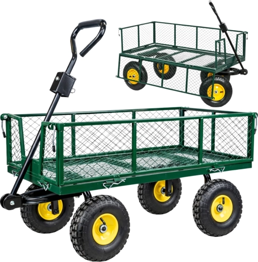 Sklopiva čelična vrtna transportna kolica 200 kg