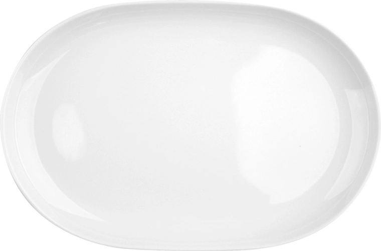 Servirni ovalni pladanj Mariapaula Moderna bijeli 33 cm