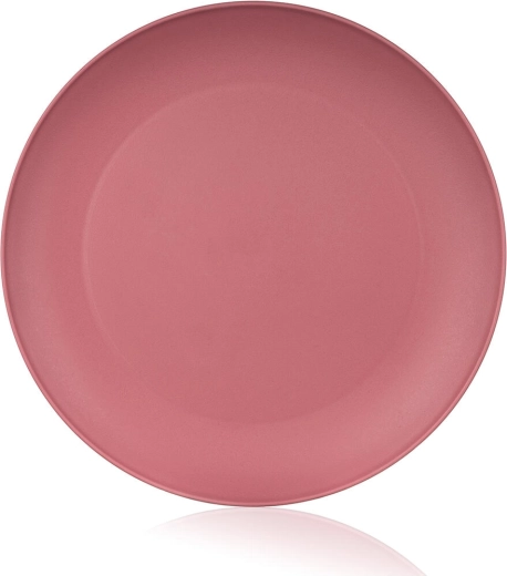 Plastični plitki tanjur 23,5 cm ružičasti Culinaria