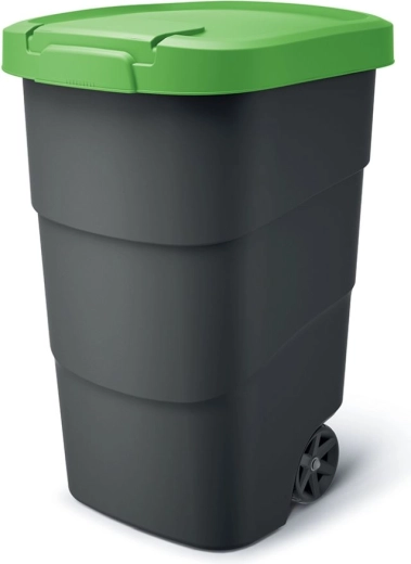Vrtna posuda za otpad s kotačima 95 l antracit PROSPERPLAST WHEELER