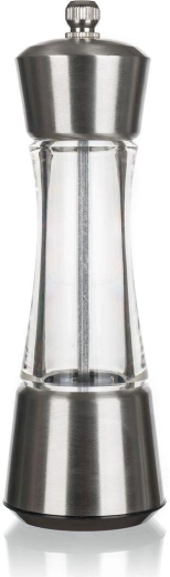 Mehanički mlinac za začine CULINARIA nehrđajući čelik/akril 17 cm