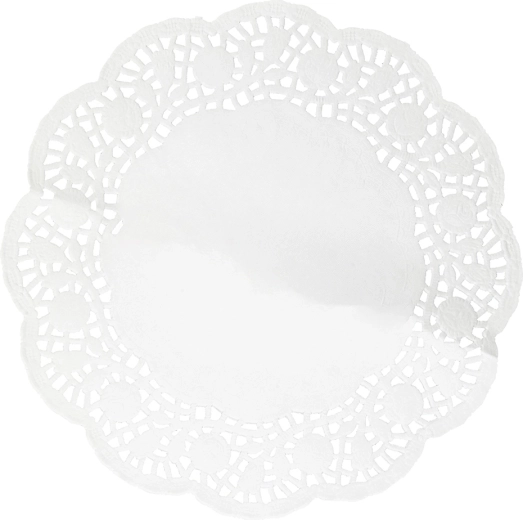Set papirnatih podložaka za torte 48 kom bijeli (24 pravokutna + 24 okrugla)