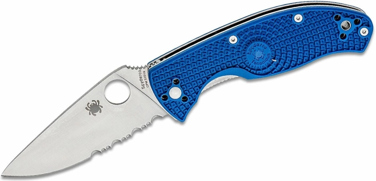 Spyderco Tenacious Lightweight Blue sklopivi džepni nož 8,6 cm, satin, plava, FRN