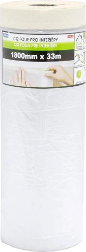 Maskirna unutarnja traka s pokrivnom folijom 180 cm × 33 m