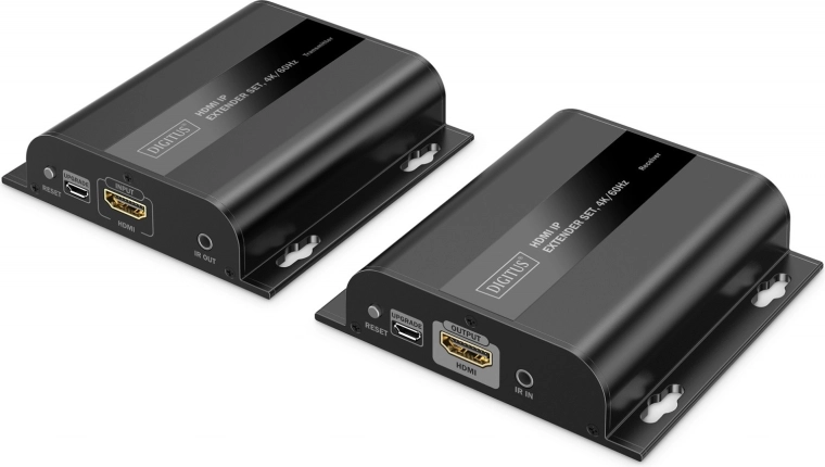 HDMI extender preko IP 1G po CAT6 kabelu – 4K/60 Hz, IR, set odašiljač + prijemnik