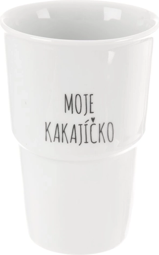 Porculanska šalica bez ručke Moje kakajičko 350 ml