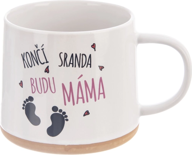 Keramička šalica Budem mama 0,63 l