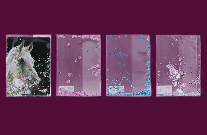 Zaštitna korica za bilježnicu A5 s gliterom