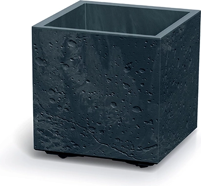 Žardinijera Sierra Square s betonskim efektom 28,8 × 28,8 cm, antracit