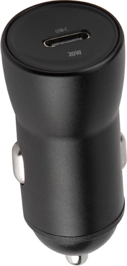 Maxlife punjač za automobil USB‑C 20 W s brzim punjenjem PD/QC, crna