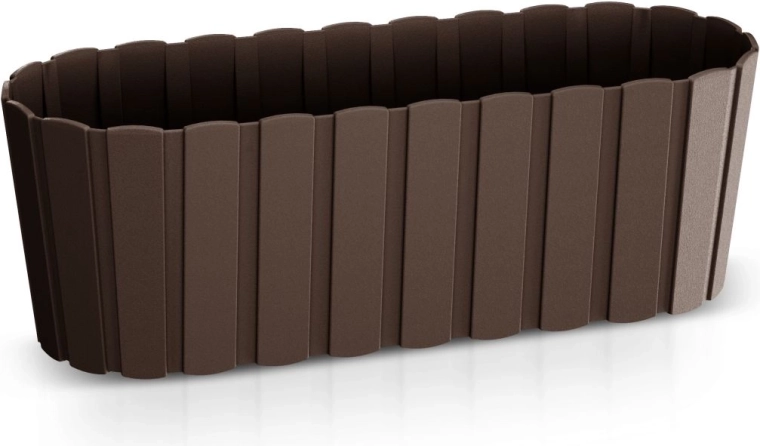 Plastična žardinjera Boardee Case 38,3 cm smeđa