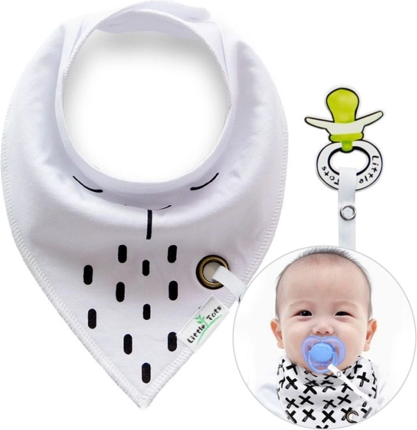 Podbradak s držačem za dudu – bijeli