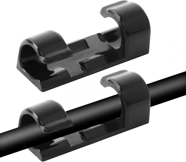 Ag702d kopča za organizator kabela 20 kom crna