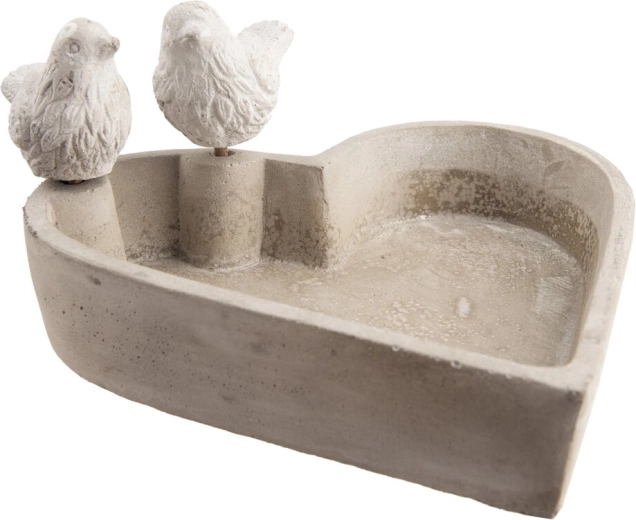 Pojilica za ptice od cementa 20 × 6 cm