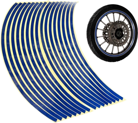 Ag555a reflektirajuće naljepnice za kotače plava