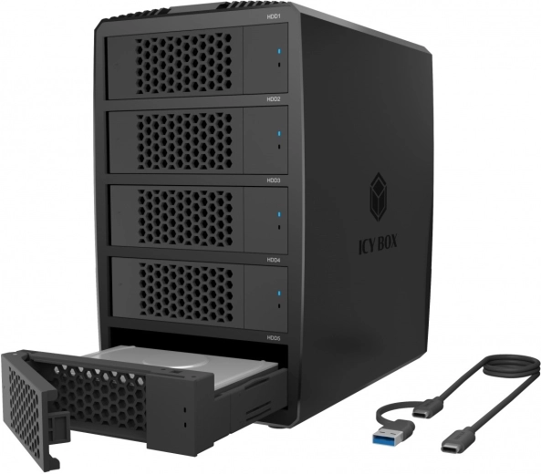 Vanjsko RAID kućište ICY BOX za 5× SATA diskova 2,5/3,5