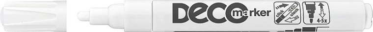 Lak marker ICO Deco, bijeli