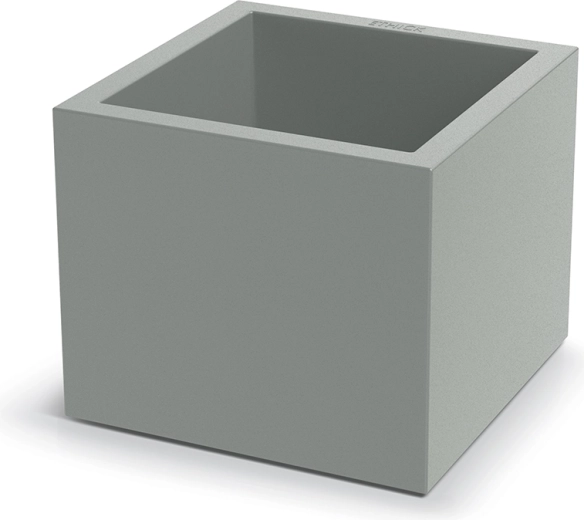 Cvjetnjak Cubla Square 38 cm betonski sivi