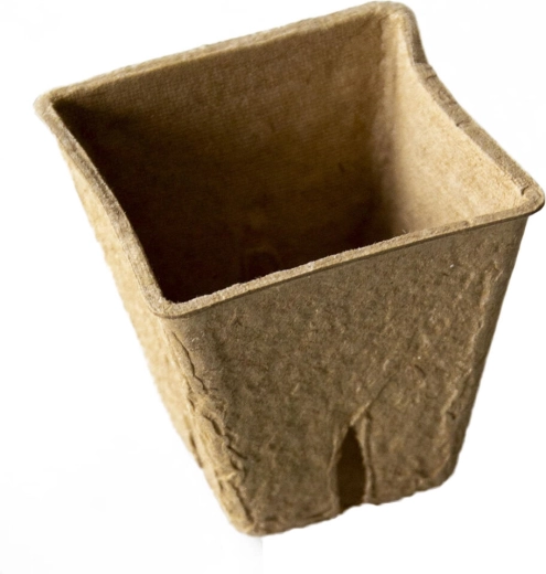 Jednokratna tresetna posudica 6 × 6 × 5,6 cm (20 kom)