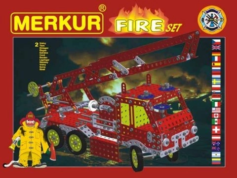 Konstrukcijski set Merkur Vatrogasni set