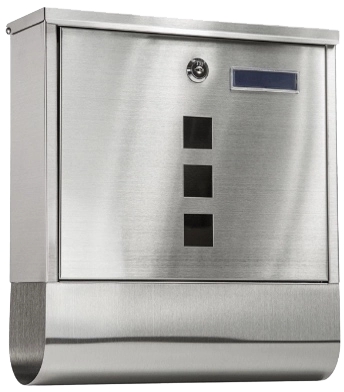 Nerezna poštanska kutija Albatross s držačem za novine