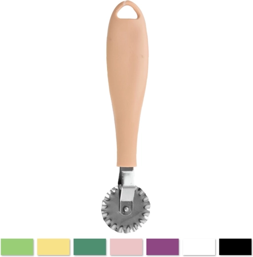 Kotačić za tijesto s plastičnom drškom i metalnim kotačićem 3,3 cm (mix boja)