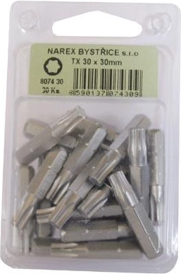 Bit nastavak Torx T10, 30 mm, set 30 kom