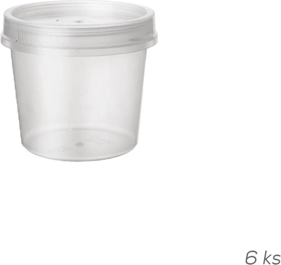 Set plastičnih posudica s poklopcem 50 ml (6 kom)