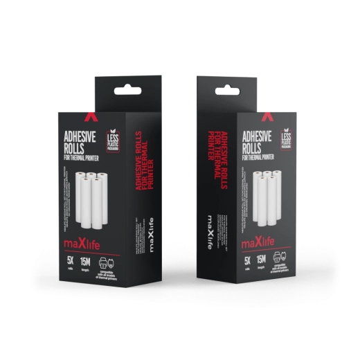 Maxlife Roll Set – set od 5 termorolni za termalne pisače