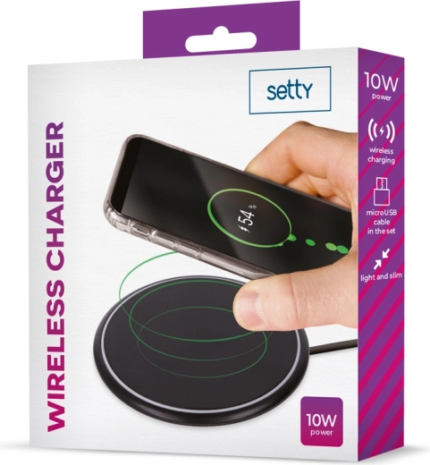 Bežični punjač SETTY 10 W