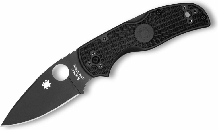 Džepni nož Spyderco Native 5 Black, crni FRN, 8 cm