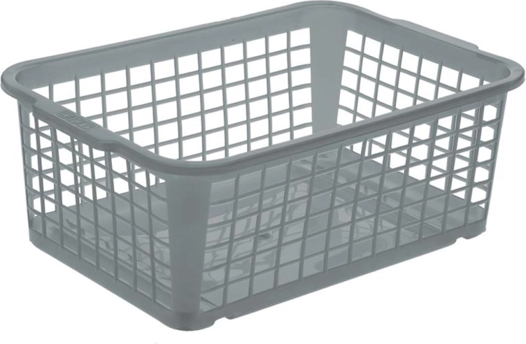 Plastična košarica Keeper 20 × 30 × 11 cm siva