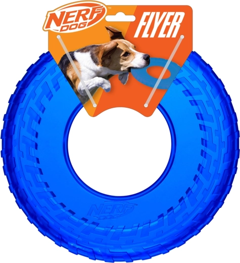 Nerf Dog leteći prsten od prozirne gume 25 cm