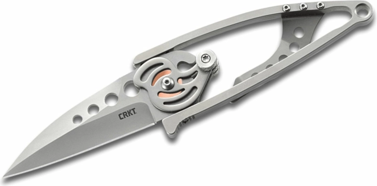 Crkt Snap Lock srebrni džepni nož 6,5 cm od nehrđajućeg čelika