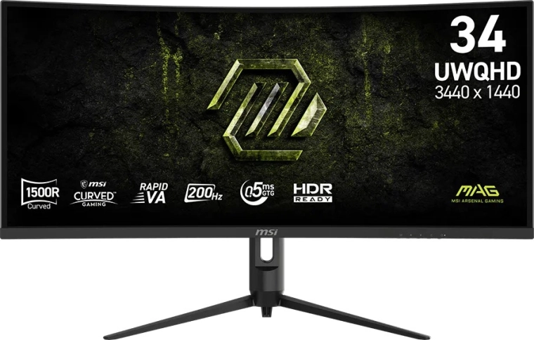 MSI MAG 342CQRF E20 zakrivljeni gaming monitor 34" UWQHD 200 Hz