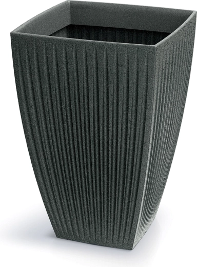 Sadilica Latia Square High 40 × 40 × 58 cm – crni granit