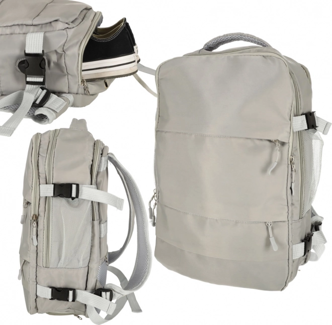 Sivi putni ruksak s USB priključkom vodootporan