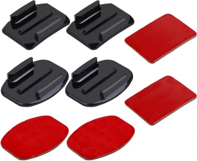 Set samoljepljivih nosača Puluz za akcijske kamere (kompatibilno s INSTA360, DJI OSMO ACTION i GOPRO)