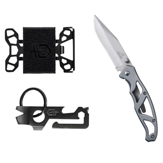 Gerber Paraframe I + Mullet + Barbill – set noža, multifunkcionalnog alata i minimalističkog novčanika