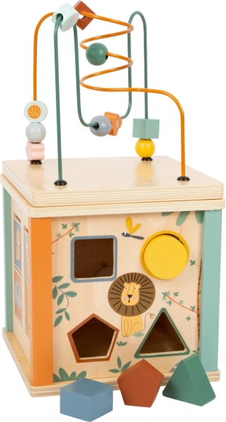 Drvena motorička kocka Safari za djecu