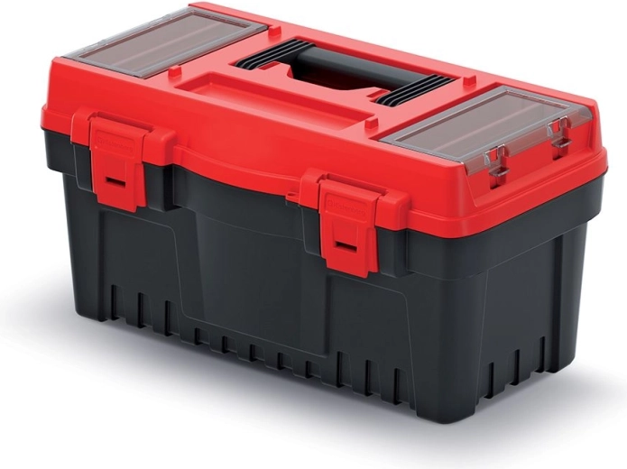 Plastični kovčeg za alat EVO 47,6 × 26 × 25,6 cm, crveni