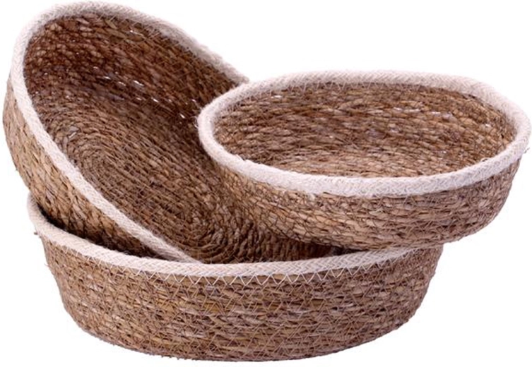 Set košara od morske trave TORO, 3 komada